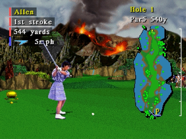 Valora Valley Golf screenshot 4 for Sega Saturn
